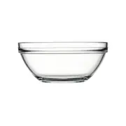 Pasabahce Glass 23cm Chefs Tempered Mixing Bowl Baking/Stirring Container Clear