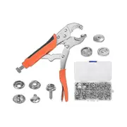 Snap Fastener Kit Adjustable Pliers For Snap Buttons,snap Fastener Tool Kit With Snap Buttons Set F As Shown