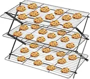 Cooling Racks for Baking - Non-Stick Grilling Drying Stand | Foldable High-Temperature Resistant Baking Cooling Rack for Cake, Bread, Pizza, Cookie