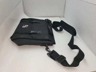 BRAND NEW Large Black Canvas PC Laptop Bag case W/Shoulder strap 14" x 9" #6A