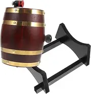 AUTSUPPL 1Set Wine Barrel Dispenser Wine Storage for Aging Dispensing Versatile Wood Bucket for Beer Liquor and Beverages for Home Bar
