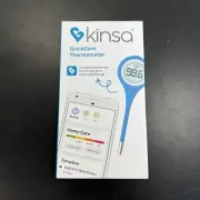 NEW Kinsa QuickCare Bluetooth Smart Digital Thermometer KSA-120 8 Second Reading