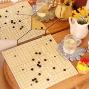 1SET 1:12/1:6 Scale Dollhouse Miniature Go Board Game Tabletop Decor Accessories