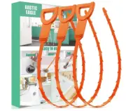 Drain Snake Clog Remover Tool – 3 Pack Hair Unclogger for Shower & Sink
