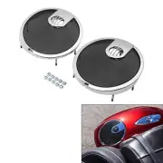 6.5" Saddlebag Speaker Lid Grills Fit For Indian Roadmaster Springfield 16-24