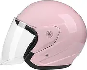 Motorcycle Helmet Open Face Helmet Moped Scooter DOT/ECE 3/4 Half Helmet for Adults Men Women