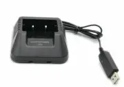 USB Car Radio Battery Charger For BAOFENG BF-UV5R UV5RA UV5RB Walkie Talkie