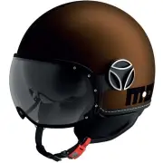 FGTR Evo Mono Matt Brown Jet Helmet