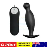 12 Mode Anal Vibrator Silicone Waterproof Butt Plug Vibrating Anal Women Sex Toy
