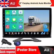 10" Touch Screen WiFi Carplay Android-Auto DVR 4CH Android 11 Monitor 360 System
