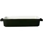 Maxwell & Williams Epicurious Porcelain Lasagne Dish 36x24.5cm Rect Bakeware BLK