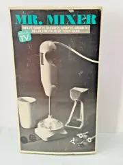 Mr Mixer Hand Held Blender Mixer Chopper Grinder Whip Food Processor w Cup NEW