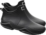 Waterproof Shoe Cover - Non-Slip Waterproof Ankle Rain Boots Shoe Protectors | Boot Rain Covers Rain Galoshes Short Shoe Rain Covers for Hiking Climbing Camping