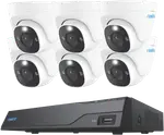 Reolink 12MP PoE NVR Security System with 6 Cameras and 2 TB