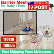 Dog Gate Barrier Mesh Safe Pet Safety Enclosure Anywhere Magic Guard Install AU