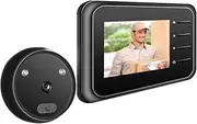 Digital Door Viewer,Doorbell Door Viewer Camera Door Peephole Door Camera Doorbell with Wireless Monitor Live View Available Digital Photo Shooting Digital Door Monitoring for Home Security