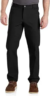 [CARHARTT] Men's Rugged Flex Relaxed Fit Duck Utility Work Pant, Black, 40 x 30