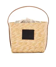 STRAW BASKET One size beige