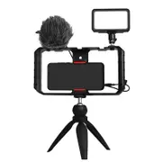 Vlogger Kit 1 with Video rig: For Live stream, Vlogging, online teaching, video making, etc.