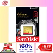 SanDisk 32GB Extreme CompactFlash Card with Write 85MB/s and Read 120MB/s - S