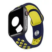 iStrap Sport Active Band For Apple Watch - Obsidian/Daffodil - 42/44/45mm...