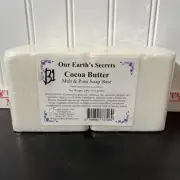 Cocoa Butter Soap Base - Moisturizing Melt and Pour Glycerin Soap Base