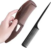 LIANRISES Dandruff Comb, Scalp Sweep Comb For Dandruff Remover, Scalp Cleaning Comb for Women and Men, Hollow Design, Anti Static, Clean Hair Press Comb with Tail Comb