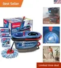 EasyWring RinseClean Microfiber Spin Mop & Bucket Floor Cleaning System with ...