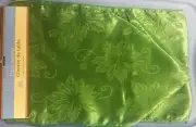 Thin Fabric Printed Table Runner 12" x 72", GREEN FLOWERS, FREE SHIPPING