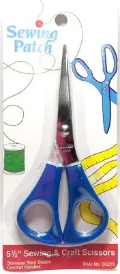 Allary DG275 Sewing Patch 5.5 Inch Sewing & Craft Scissors, Blue