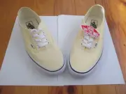 VANS SHOES US SIZE 9 AUTHENTIC VANILLA CUSTARD / TRUE WHIT VN0A38EMVKV BRAND NEW