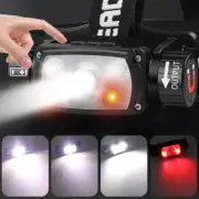 USB Rechargeable LED Headlamp Headlight Head Lamp Torch Flashlight Waterproof US