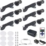 6pcs LED Mini Spot Light, 3000K Spotlights with RF Dimmer, Art Picture Lights...