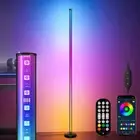 120cm RGB LED Corner Floor Lamp Light Stand Gaming Room Decor W/Remote Control