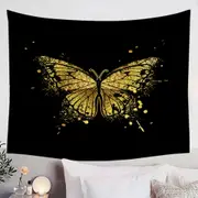 Golden Butterfly Tapestry