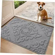 -Door-Mat-Non-Slip-Entryway-Rug 20”x32” Absorbent Welcome Mats Washable Dirt
