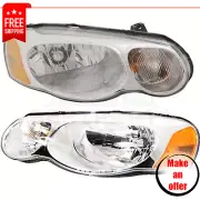 New Headlights 2 pc set for 2004-2005 Chrysler Sebring Base Sedan, Convertible (for: Chrysler)