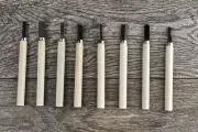 8 Pc Wood Carving Chisel Set Various Blades Woodworking Clay Wax Gouge Skew