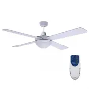 Devanti 52'' Ceiling Fan AC Motor w/Light w/Remote - White