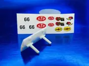 Hot Wheels Redline ( CHAPARRAL 2G GRAND PRIX )~WHITE DECAL SET + WHITE WING