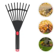 Garden Pitchfork Rakes Gardening with Handle Plastic Small Travel
