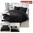 California King Geometric Quilt Set - Modern Lightweight Bedding for All Seasons