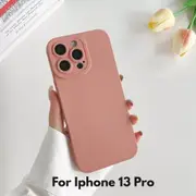 Camera Lens Cover Shockproof Silicone Case For Apple iPhone 13 Pro Pink