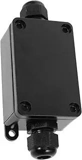 HOMSFOU Weatherproof Connection Box Waterproof Junction Storage Box Outdoor Plastic Easy to Use DIY Electronic