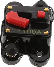 SOLUSTRE Car Fuse Automotive Countdown Electrical Disconnect Cars Battery Disconnect Breaker Panel Adapter Pole Power Distribution Block Overload Short Circuit Protect Voltage Tester Alloy