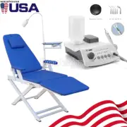 Portable Dental Folding Mobile Chair LED Light /LED Ultrasonic Piezo Scaler VRN