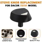 For DACOR 72731 Model Cooktop Oven Stove Knob Replacement Black High Quality PLA