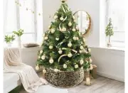 Zoefoys Christmas Tree Collar (Gold Sequins)
