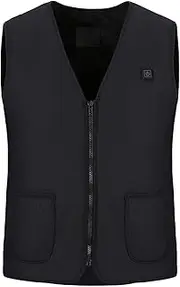 OKJHFD Warming Heated Vest,Heated Vest for Men Ladies, Heated Gilet,Unisex Electric Heated Vest with Built in Safe Heating Plate,Warm Waist, for Outdoor Activities,XXL Size