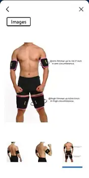 Unisex Thigh Arm Brace Sweat Trimmer